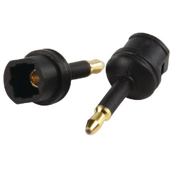 AC-062 Digitale audio adapter optische 3.5mm-connector - toslink female zwart