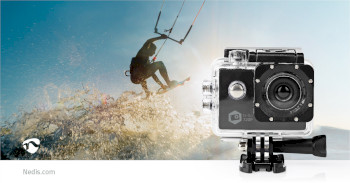 ACAM11BK Action cam | enkel scherm | 720p@30fps | 5 mpixel | waterbestendig tot: 30.0 m | 90 min | wi-fi | ap Product foto