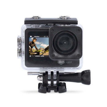 ACAM31BK Action cam | dubbel scherm | 1080p@30fps | 12 mpixel | waterbestendig tot: 30.0 m | 70 min | wi-fi | Product foto
