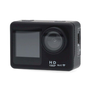 ACAM31BK Action cam | dubbel scherm | 1080p@30fps | 12 mpixel | waterbestendig tot: 30.0 m | 70 min | wi-fi | Product foto