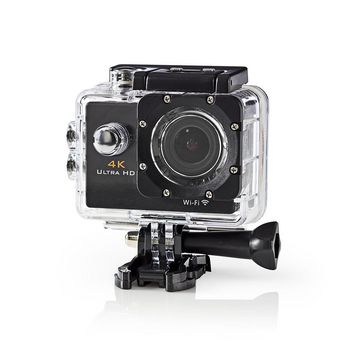 ACAM40BK Action cam | 4k@30fps | 16 mpixel | waterbestendig tot: 30.0 m | 90 min | wi-fi | app beschikbaar vo