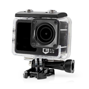 ACAM51BK Action cam | dubbel scherm | 4k@30fps | 16 mpixel | waterbestendig tot: 30.0 m | 90 min | wi-fi | ap Product foto