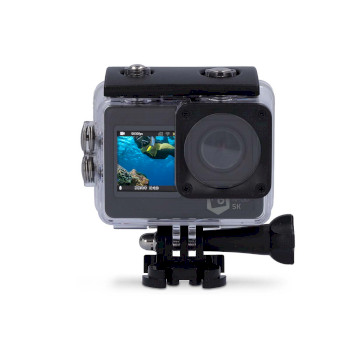 ACAM71BK Action cam | dubbel scherm | 5k@30fps | 16 mpixel | waterbestendig tot: 30.00 m | 80 min | wi-fi | a Product foto