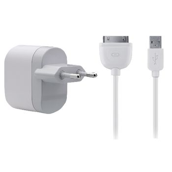 ACCBEL00208B Travel loader & data cable white for apple ipad / ipad 2