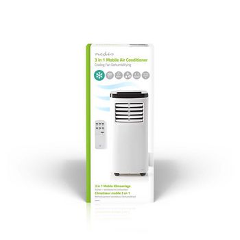 ACMB1WT7 Mobiele airconditioner | 7000 btu | 60 m³ | 2 snelheden | afstandsbediening | uitschakeltimer | Verpakking foto