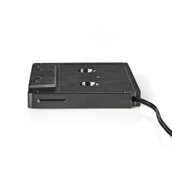 ACON2200BK Aux cassette-adapter voor autoradio | 3,5 mm | kabellengte: 1.00 m | zwart Product foto