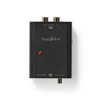 ACON2504AT Digitale audioconverter | 2-wegs | input: 1x s/pdif (rca) female / 1x toslink female | output: 2x rc