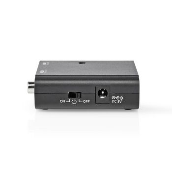 ACON2505BK Digitale audioconverter | 1-weg | input: 1x s/pdif | output: toslink female | manueel | zwart Product foto