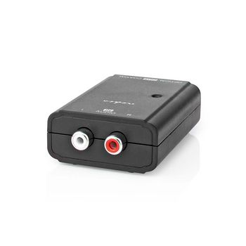 ACON2508BK Digitale audioconverter | 1-weg | input: 2x rca female | output: 1x s/pdif (rca) female / 1x toslink Product foto