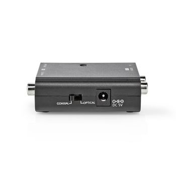 ACON2509BK Digitale audioconverter | 2-wegs | input: 1x s/pdif (rca) female / 1x toslink female | output: 2x rc Product foto