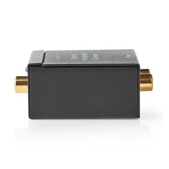 ACON2510BK Digitale audioconverter | 1-weg | input: 1x digital rca / 1x toslink | output: 1x (2x rca) / 1x 3,5  Product foto