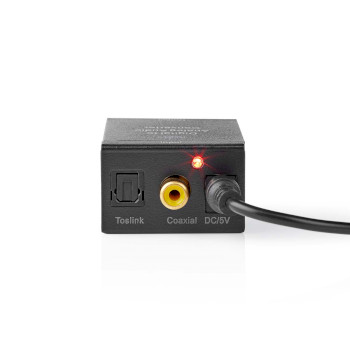 ACON2510BK Digitale audioconverter | 1-weg | input: 1x digital rca / 1x toslink | output: 1x (2x rca) / 1x 3,5  Product foto