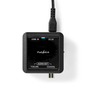 ACON3425AT Digitale audioconverter | 1-weg | input: dc power / hdmi™ input | output: 1x coax audio / 1x t Product foto