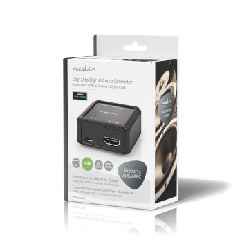 ACON3425AT Digitale audioconverter | 1-weg | input: dc power / hdmi™ input | output: 1x coax audio / 1x t Verpakking foto