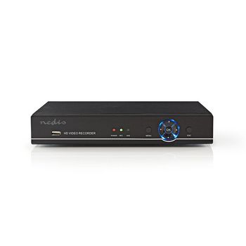 AHDR204CBK Cctv-beveiligingsrecorder | 4-kanaals | full hd | inclusief 1 tb hdd