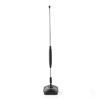 ANIR0502BK Binnenantenne | passief | fm / uhf / vhf | ontvangstbereik: 0-5 km | versterking: 7 db | abs | zilve