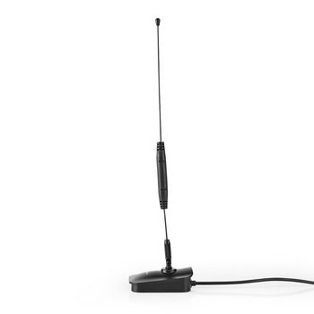 ANIR0502BK Binnenantenne | passief | fm / uhf / vhf | ontvangstbereik: 0-5 km | versterking: 7 db | abs | zilve Product foto