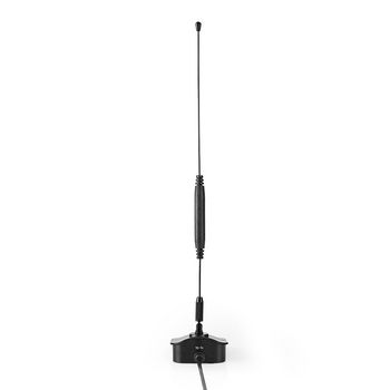 ANIR0502BK Binnenantenne | passief | fm / uhf / vhf | ontvangstbereik: 0-5 km | versterking: 7 db | abs | zilve Product foto