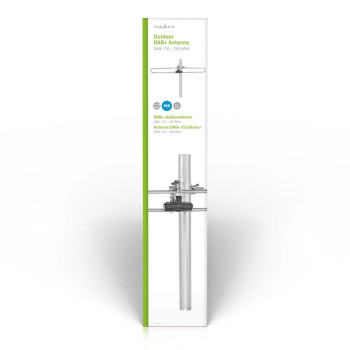 ANORDAB10ME Dab+-antenne voor buiten | passief | ontvangstbereik: 0-50 km | versterking: 4 db | aluminium  foto