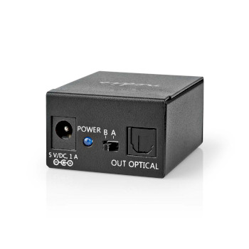 ASWI2512BK Digitale audio-switch | 2-wegs | input: dc power / 2x toslink | output: toslink female | manueel / s Product foto