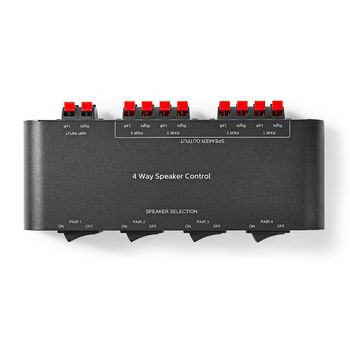 ASWI2604BK Speaker control box | 4-poorts poort(en) | klemmen | luidspreker impedantie: 4-16 ohm | maximale bel Product foto