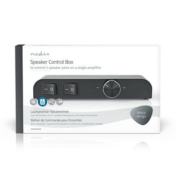 ASWI2652BK Speaker control box | 2 poort(en) | banana | luidspreker impedantie: 4-16 ohm | maximale belasting p  foto