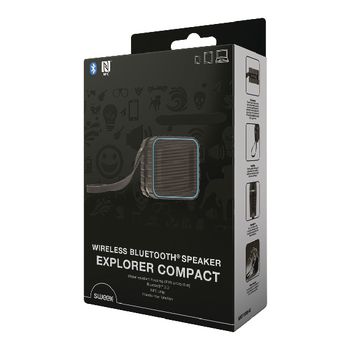 AVSP5000-07 Bluetooth-speaker 2.0 explorer 3 w ingebouwde microfoon zwart/blauw Verpakking foto
