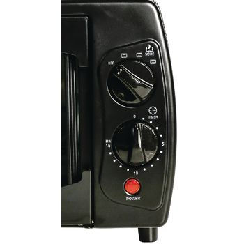 AZ-TO9L Oven 9 l 1000 w zwart In gebruik foto