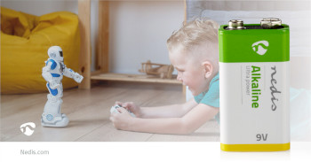 BAAKLR611BL Alkaline-batterij 9v | 6lr61 | 1-pak Product foto