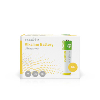 BAAKLR620BX Alkaline-batterij aa | 1.5 v dc | 20-pak Verpakking foto