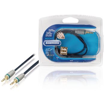 BAL3300 Stereo audiokabel 3.5 mm male - 3.5 mm male 0.50 m blauw