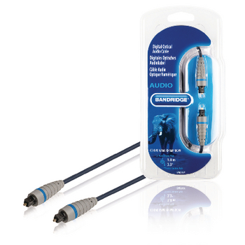 BAL5601 Digitale audiokabel toslink male - toslink male 1.00 m blauw