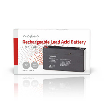 BALA12006V Oplaadbare loodaccu | lead-acid | oplaadbaar | 6 v | 1200 mah  foto