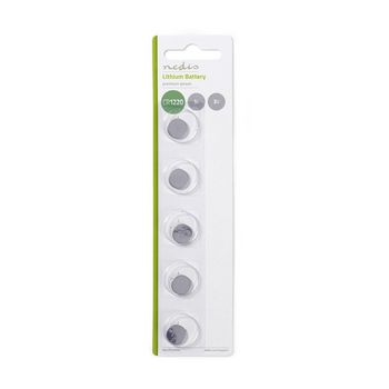 BALCR12205BL Lithium-knoopcelbatterij cr1220 | 3 v dc | 5-pak