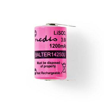 BALTER14250U Lithiumthionylchloride-batterij er14250 | 3.60 v | lithium thionyl chloride | er14250 | 1200 mah | a Product foto