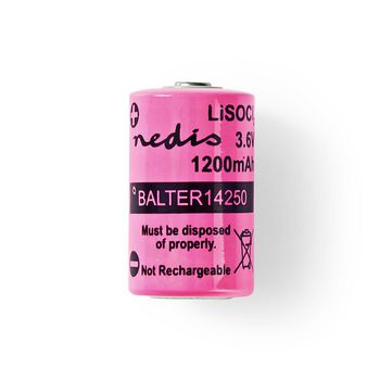 BALTER14250 Lithiumthionylchloride-batterij er14250 | 3.6 v dc | lithium thionyl chloride | 1200 mah | 1-blister Product foto