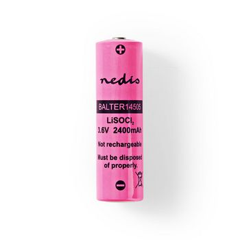 BALTER14505 Lithiumthionylchloride-batterij er14505 | 3.6 v dc | 2400 mah | 1-blister | roze Product foto