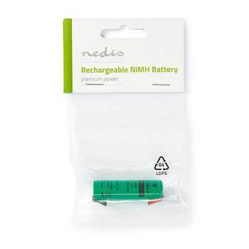 BANM1155110SC Oplaadbare nimh-batterij | 1.2 v | 1100 mah | soldeertab | 1-polybag