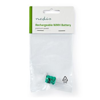 BANM160SC3 Oplaadbare nimh-batterij | 3.6 v | 80 mah | soldeerpin | 1-polybag  foto