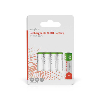 BANM20HR64B Oplaadbare nimh-batterij aa | 1.2 v dc | 2000 mah | 4-pak