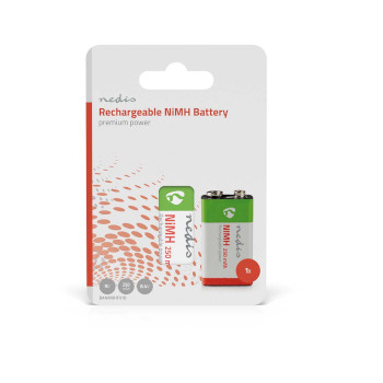 BANM9HF91B Oplaadbare nimh-batterij e-block | 8.4 v dc | 250 mah | voorgeladen | 1-pak | 6lr61