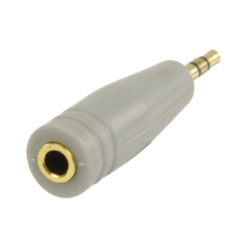 BAP211 Stereo-audio-adapter 2.5 mm male - 3.5 mm female grijs Product foto
