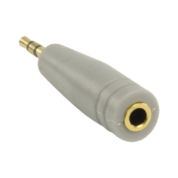 BAP211 Stereo-audio-adapter 2.5 mm male - 3.5 mm female grijs Product foto