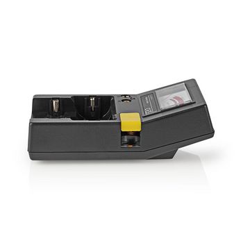 BATE110 Batterijtester | 9v - aa - aaa - button cell - c - d | zwart Product foto