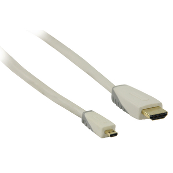 BBM34700W10 High speed hdmi kabel met ethernet hdmi-connector - hdmi micro-connector male 1.00 m wit Product foto
