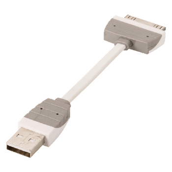 BBM39100W01 Data en oplaadkabel apple dock 30-pins - usb a male 0.10 m wit In gebruik foto