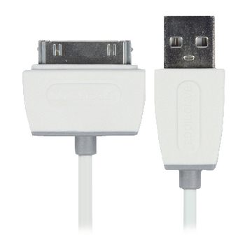 BBM39100W20 Data en oplaadkabel apple dock 30-pins - usb a male 2.00 m wit