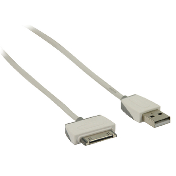 BBM39100W10 Data en oplaadkabel apple dock 30-pins - usb a male 1.00 m wit Product foto