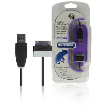 BBM39200B10 Data en oplaadkabel samsung 30-pins male - usb a male 1.00 m zwart Verpakking foto