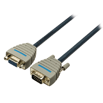 BCL1002 Vga verlengkabel vga male - vga female 15-pins 2.00 m blauw Product foto